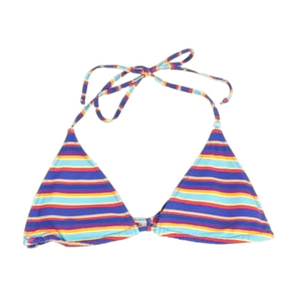 Multi Striped Swim Top