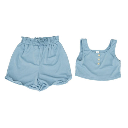 Blue Short Set