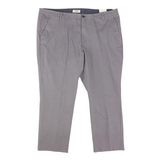 Gray Solid Chino Pants