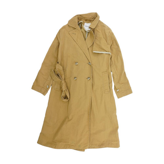 Brown Solid Topcoat Coat