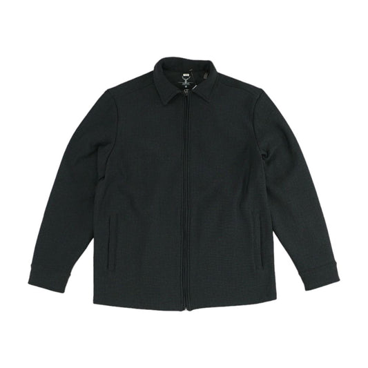 Gray Solid Lightweight Jacket