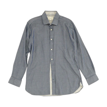 Blue Misc Long Sleeve Button Down