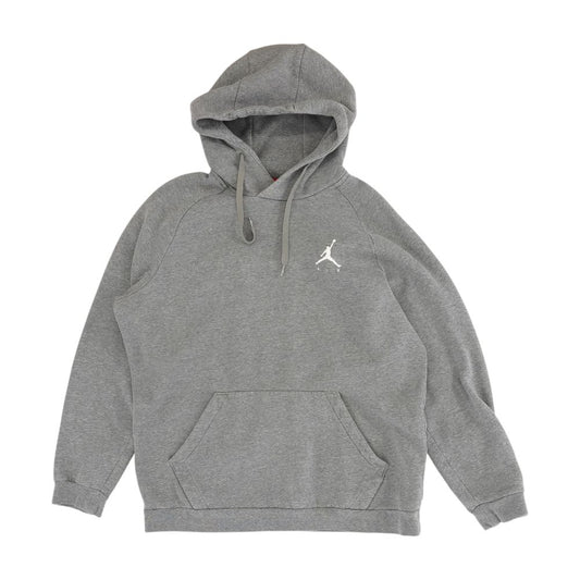 Gray Solid Hoodie Pullover