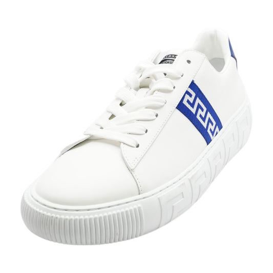 White Greca Lace Up Sneakers