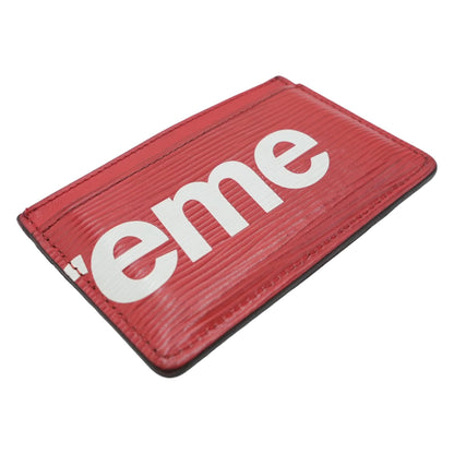 Louis Vuitton x Supreme Red Epi Leather Cardholder