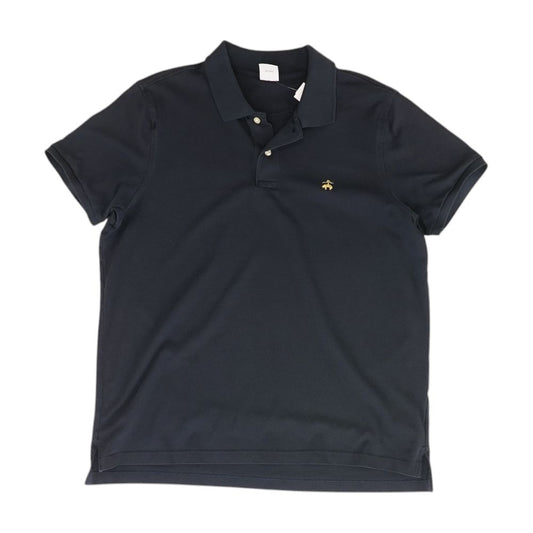 Navy Solid Short Sleeve Polo