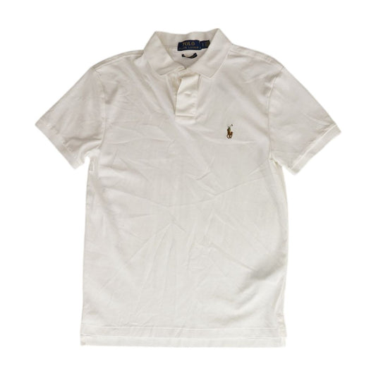 Ivory Solid Short Sleeve Polo