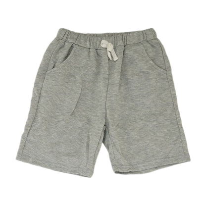 Gray Solid Active Shorts