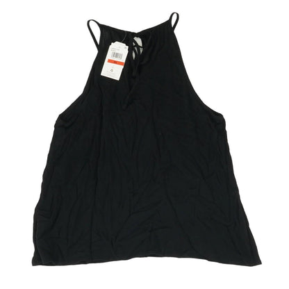 Black Solid Active Tank