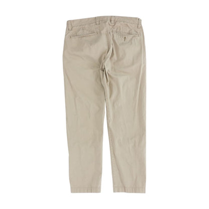 Tan Solid Chino Pants