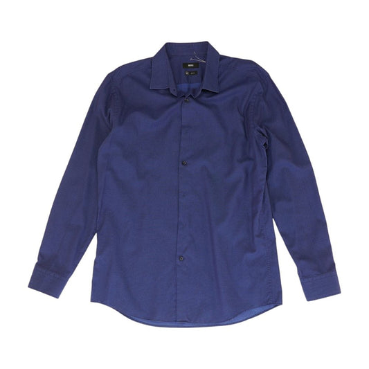 Blue Misc Long Sleeve Button Down