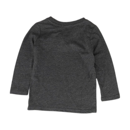 Charcoal Solid Crewneck T-Shirt