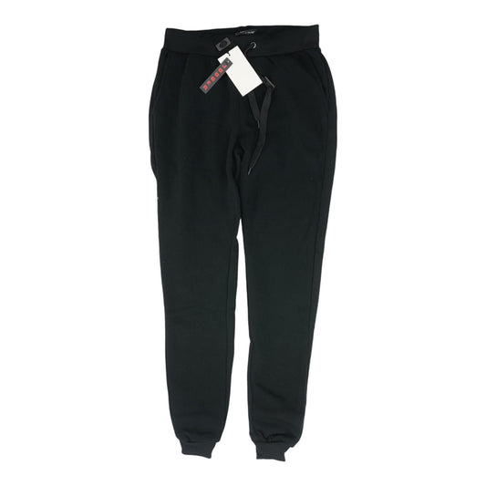 Black Solid Sweatpants