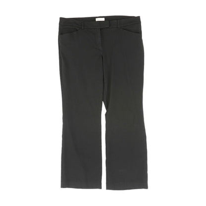 Black Solid Dress Pants