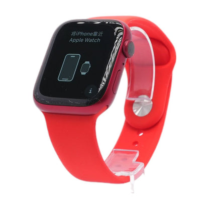 45mm Series 7 Red Smart Watch Red Band M/L