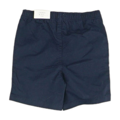 Navy Solid Active Shorts