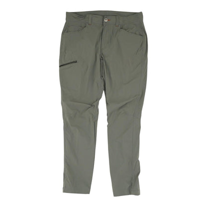 Gray Solid Active Pants