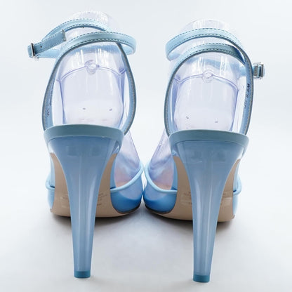 Amory Blue Plastic Stiletto