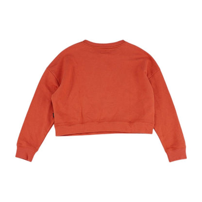 Orange Solid Sweatshirt