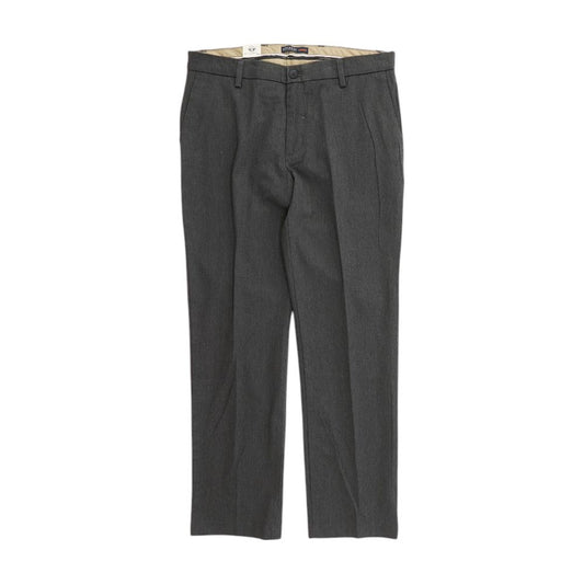 Charcoal Solid Khaki Pants