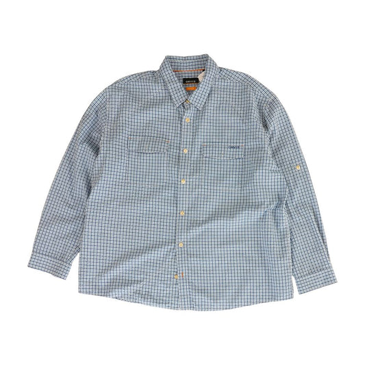 Blue Check Long Sleeve Button Down