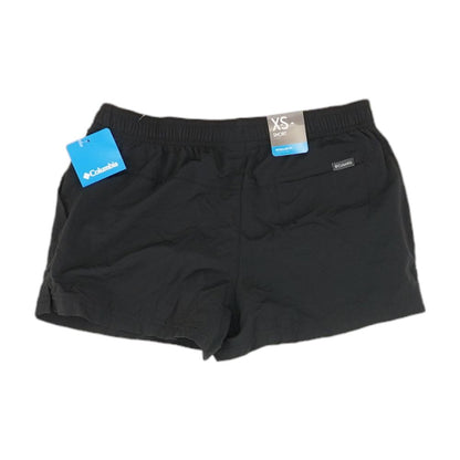 Black Solid Active Shorts