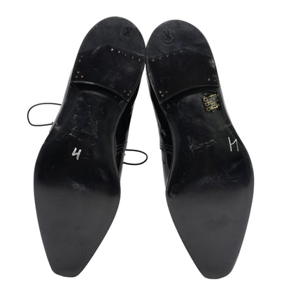 Black Patent Leather Derby Shoe