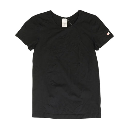 Black Solid Crewneck T-Shirt