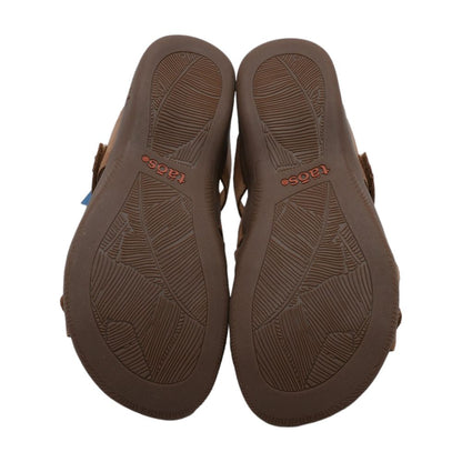 Brown Casual Slide Sandals