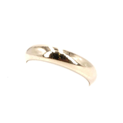 14K Gold Half Round Band