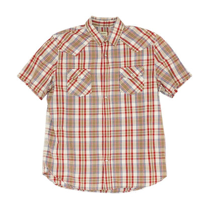 Multi Plaid Short Sleeve Button Down