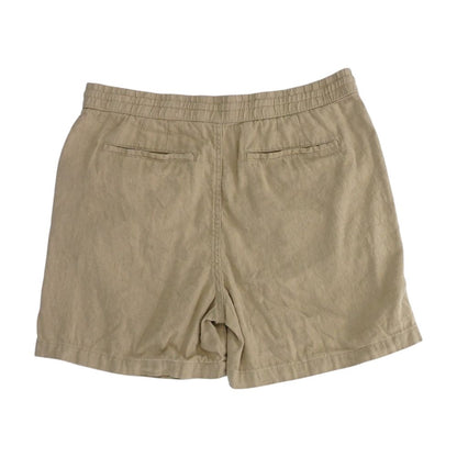 Khaki Solid Shorts