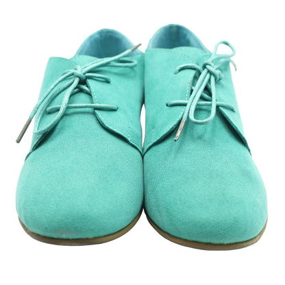 Sandy Oxfords Green Low Top Athletic Shoes