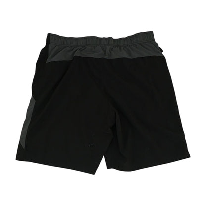 Black Color Block Active Shorts