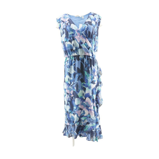 Blue Floral Maxi Dress