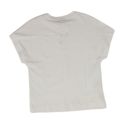 White Solid Crewneck T-Shirt