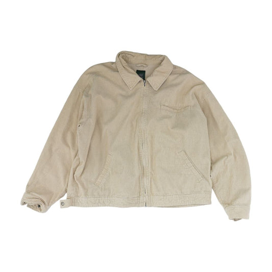 Beige Solid Lightweight Jacket