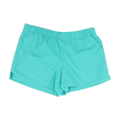 Blue Solid Active Shorts