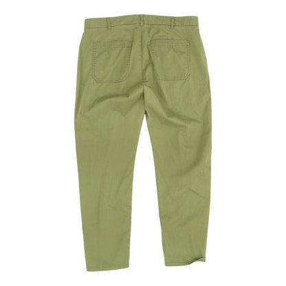 Green Solid Chino Pants