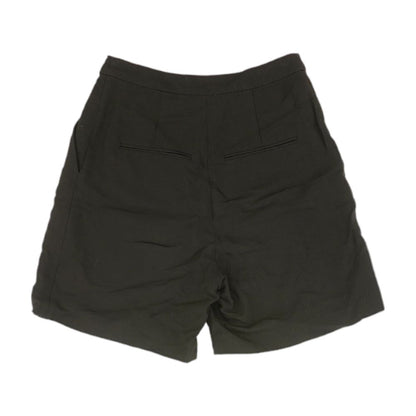 Black Solid Chino Shorts