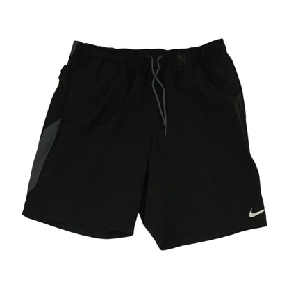 Black Color Block Active Shorts