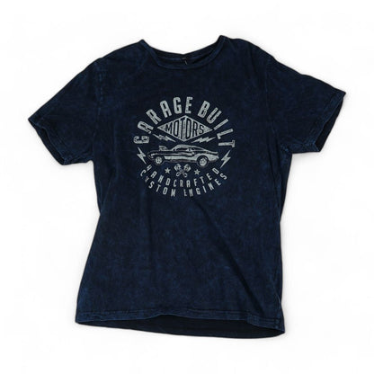 Navy Solid Crewneck T-Shirt