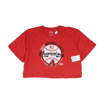 Red Solid Crewneck T-Shirt