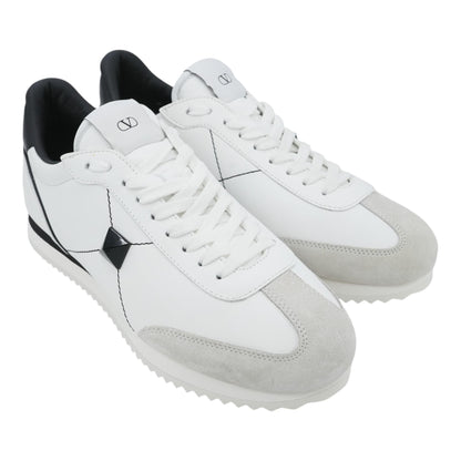 Retro Runner Maxi Stud Leather Sneakers