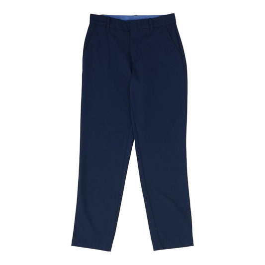 Navy Solid Dress Pants