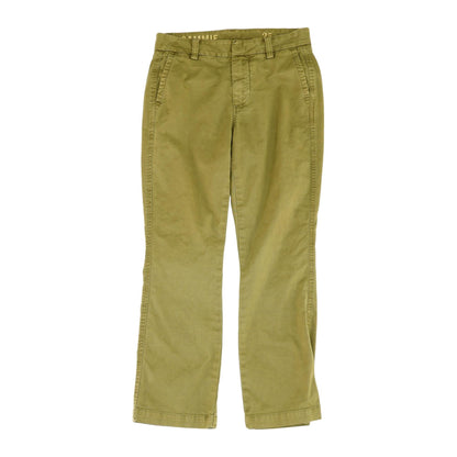 Olive Solid Khaki Pants