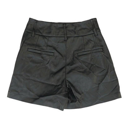 Black Solid Shorts