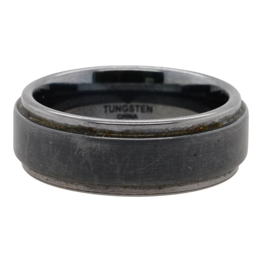 Matte Gray Tungsten Band