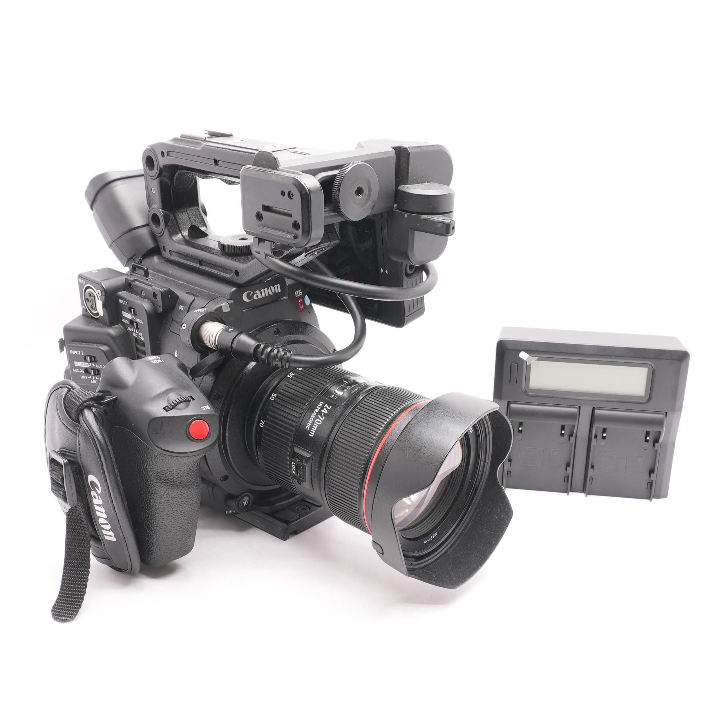 EOS C200 Camcorder with Canon EF 24-70mm f/2.8L II USM Lens