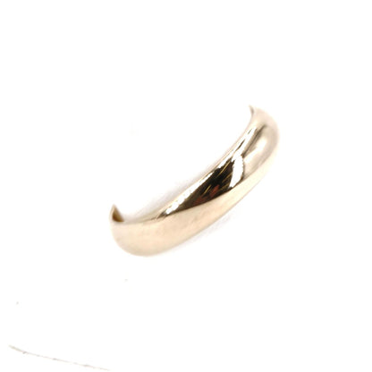 14K Gold Half Round Band